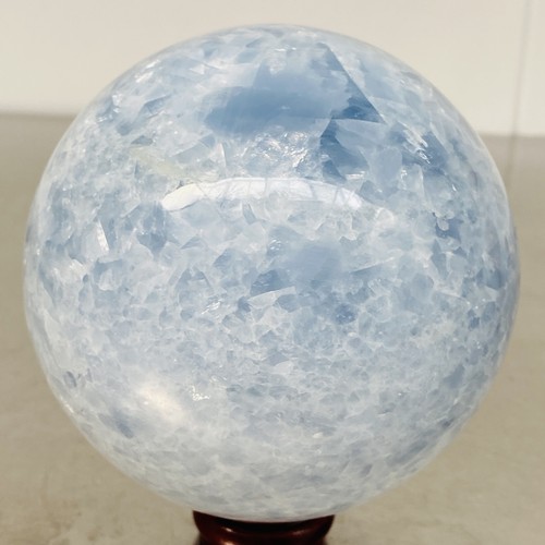 Natural blue celestite crystal - natural,