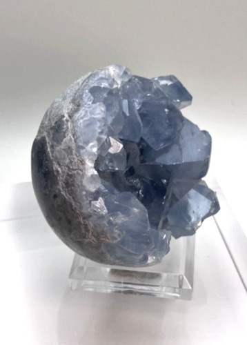 Celestite crystal geode - celestite,